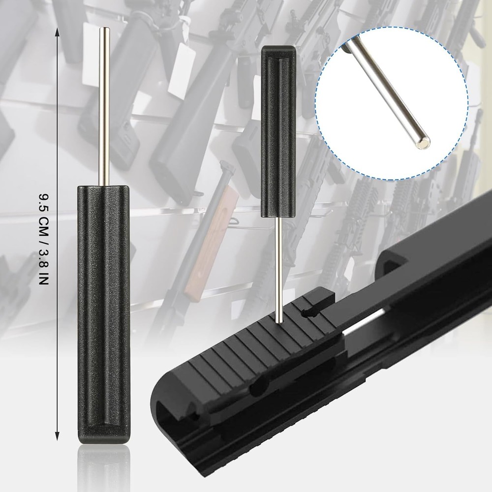 Glock Tool kit 3pcs,with Front Sight Tool,Magazine Disassembly Tool,Pin Punch