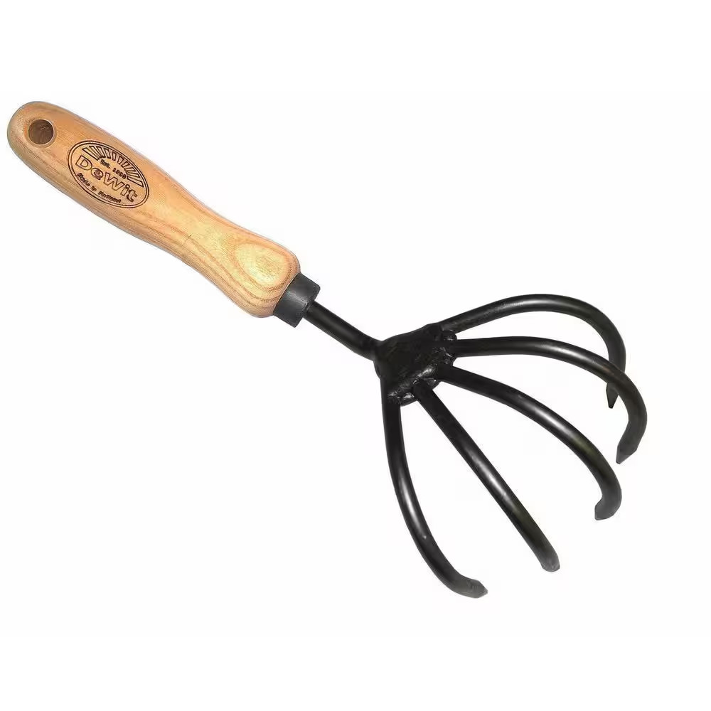 7.5 In. Short Handle 5-Tine Cultivator