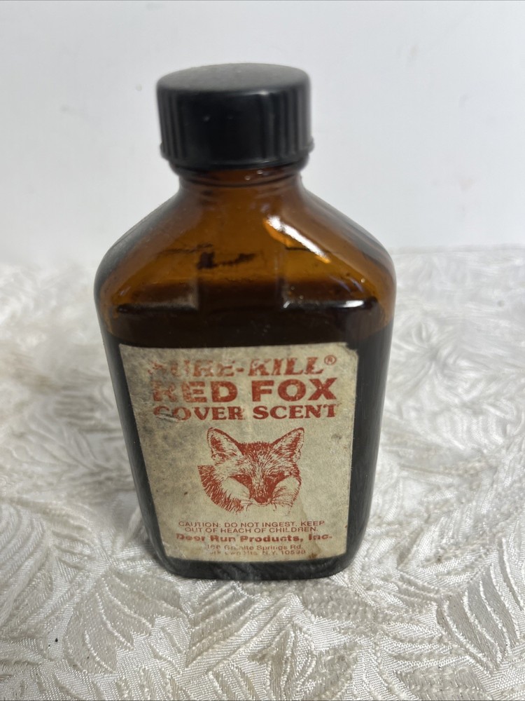 Sure-kill  Red Fox Cover Scent 100% Natural Fox  Bottle Open