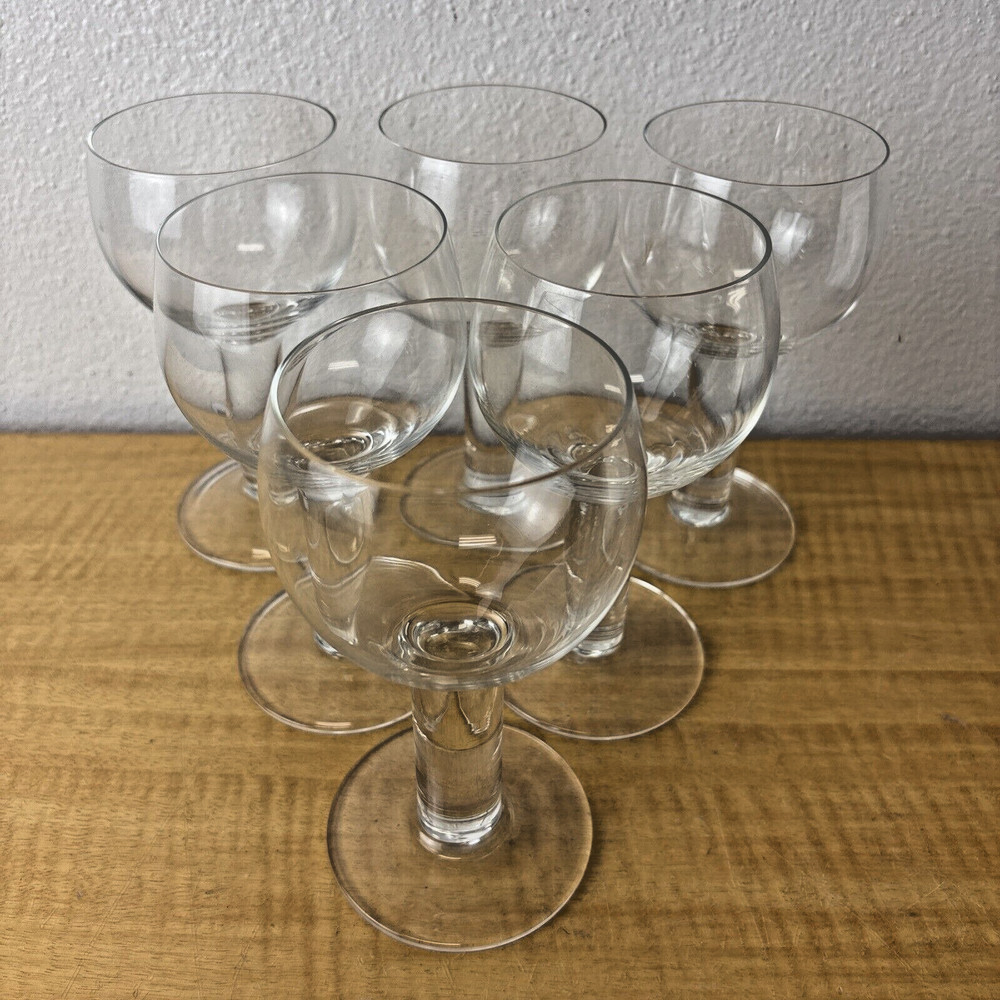 Orrefors Column Glass Goblet 6 5/8" (Six Available)