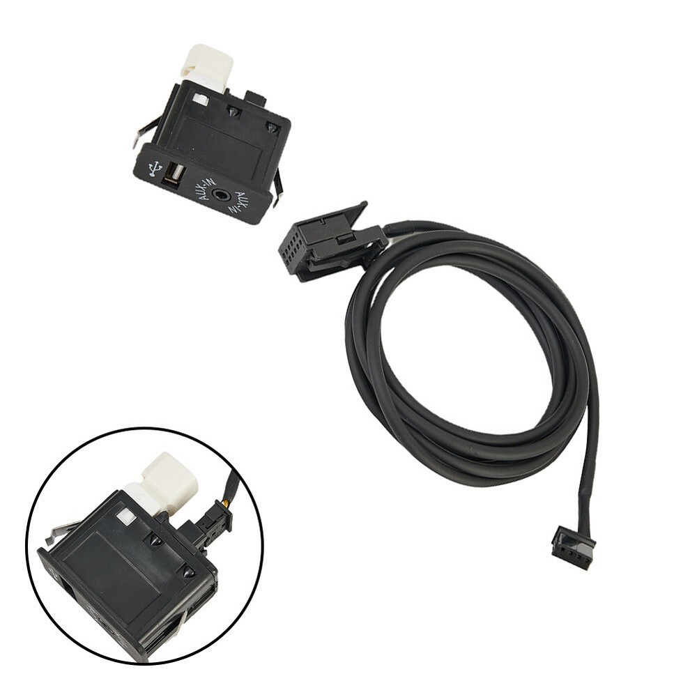 Sleek Design USB AUX Input Socket Switch for E39 E53 X5Z4 E85 E86 X3 E83