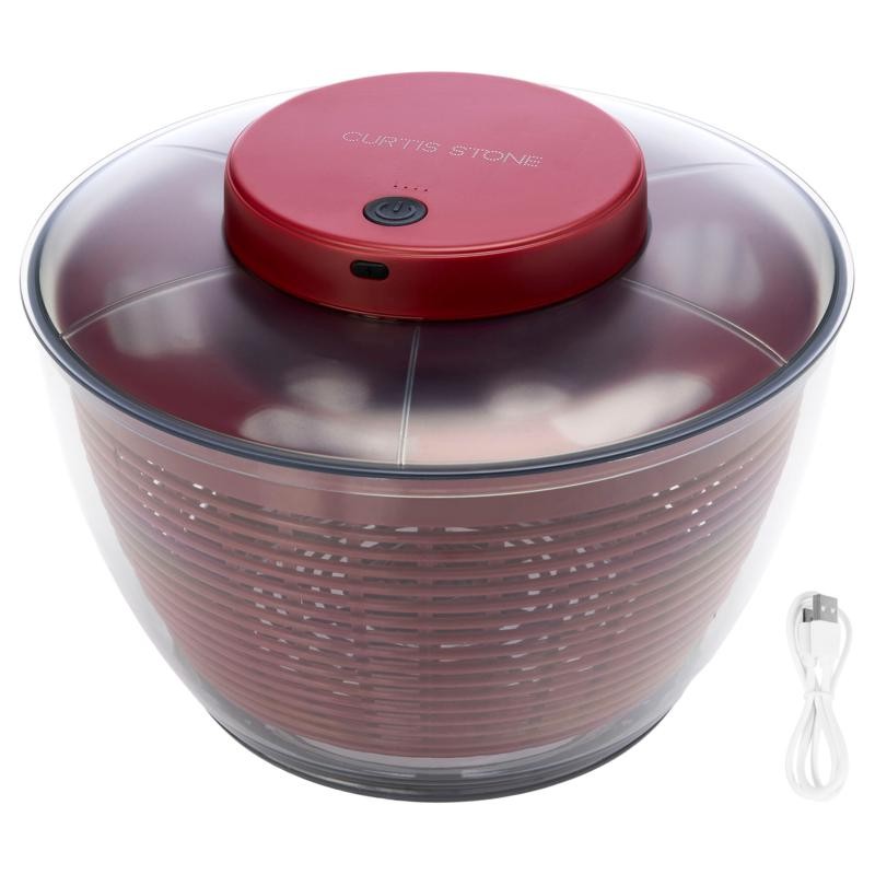 Curtis Stone 5-Quart Rechargeable Salad Spinner