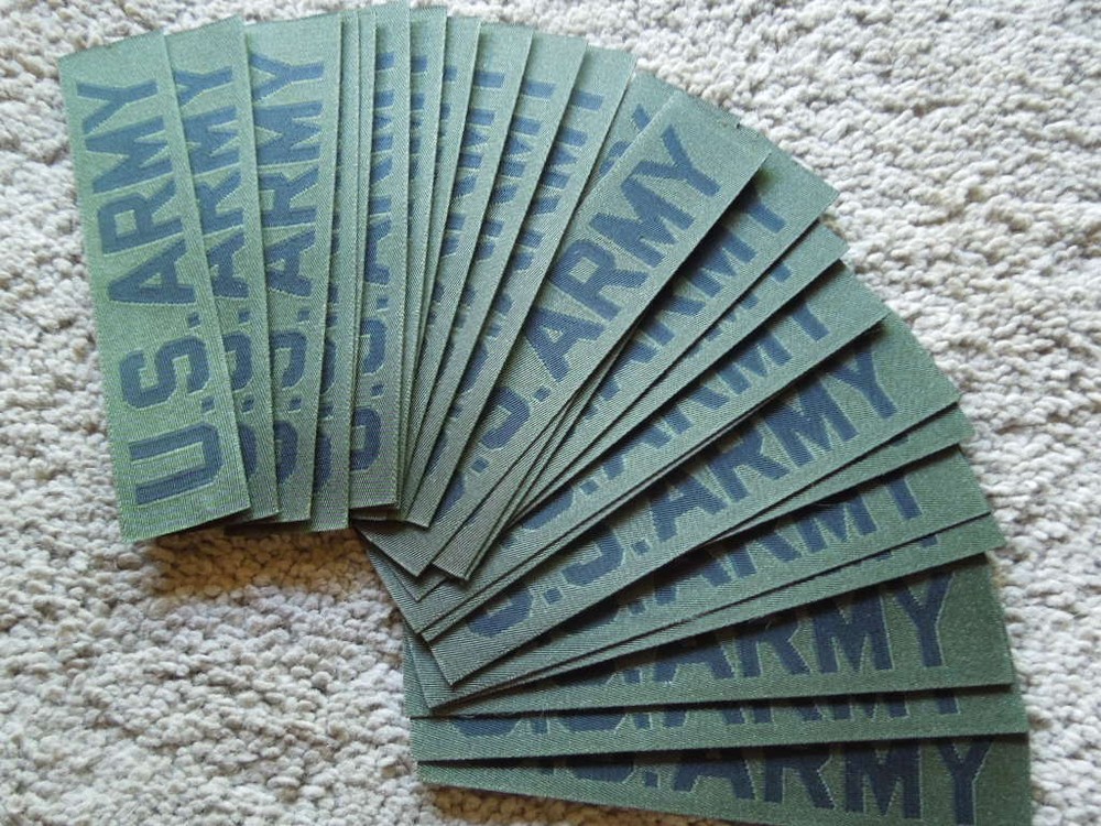 25 USGI Military Issue Woven US. Army Patches / Insignia Made For All Uniforms