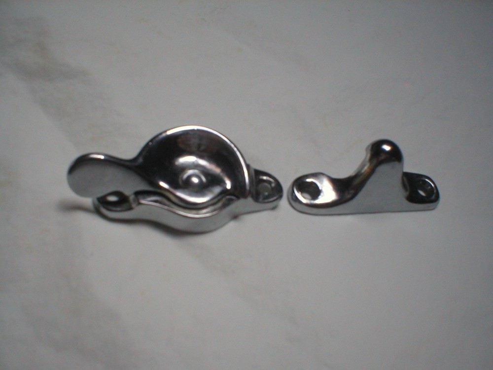 Antique Chrome Window Lock