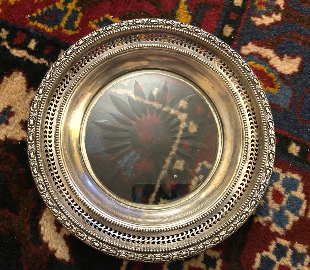Tiffany&co Sterling Silver Coaster  Dish