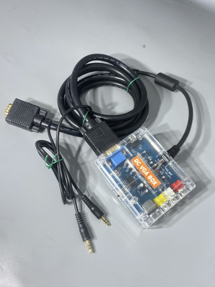 Sega Dreamcast DC VGA BOX XK-DC 2000  *US CONSOLE* Tested Working