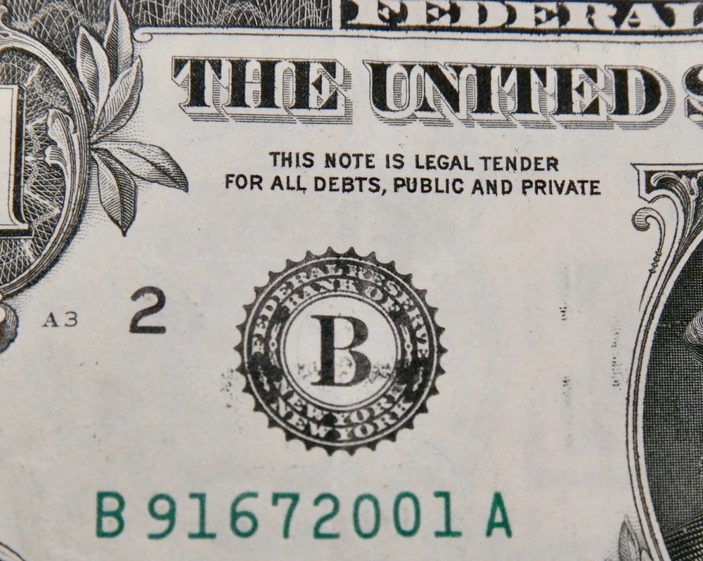 $1 2021 New York B - INK SMEAR Error