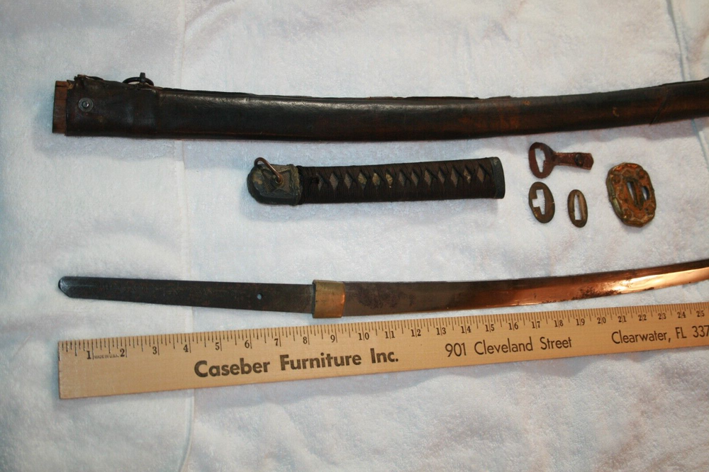 WW2 or Older Marked Surami Katana Sword 39”