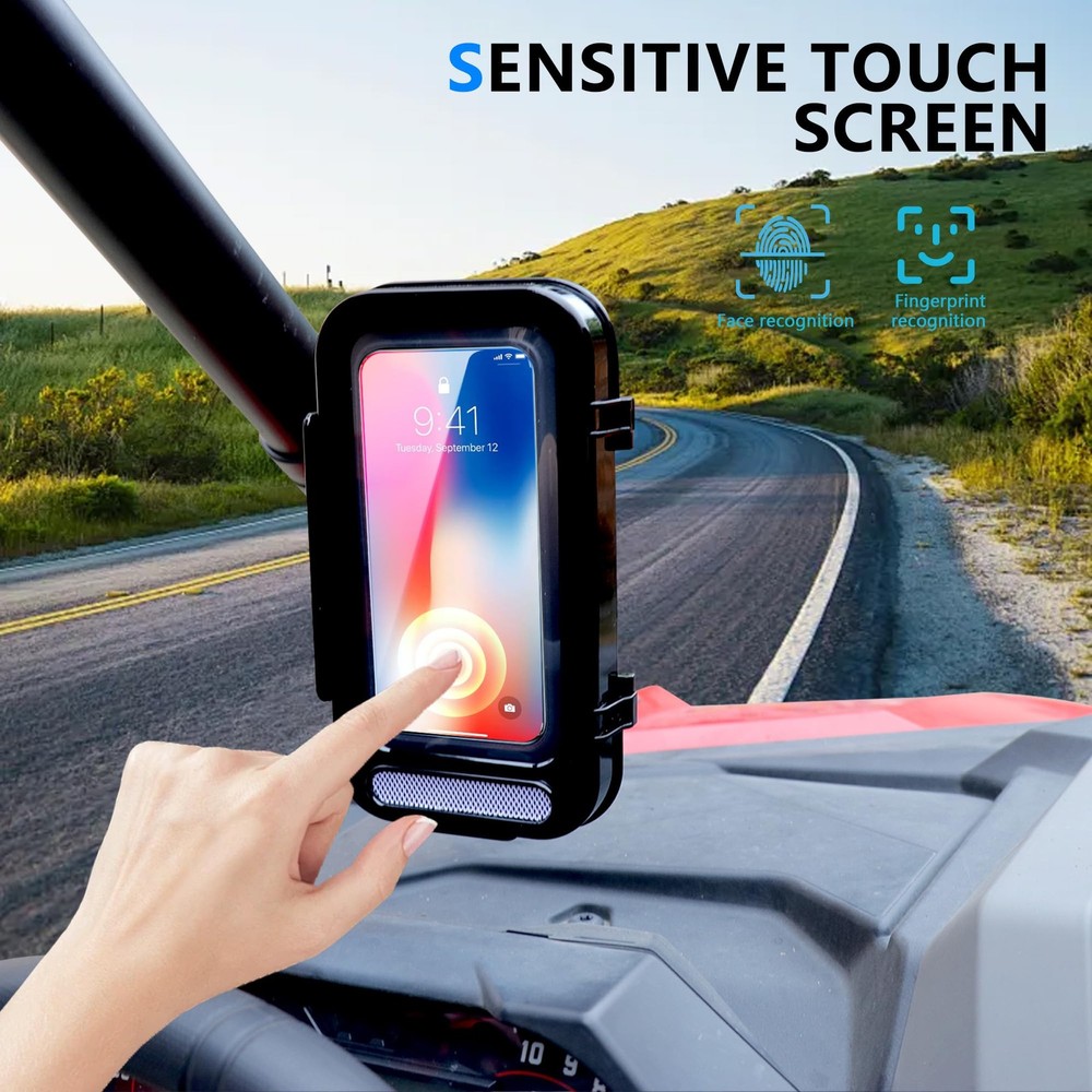 West-xingzhe UTV Phone Mount Waterproof Accessories Compatible with...