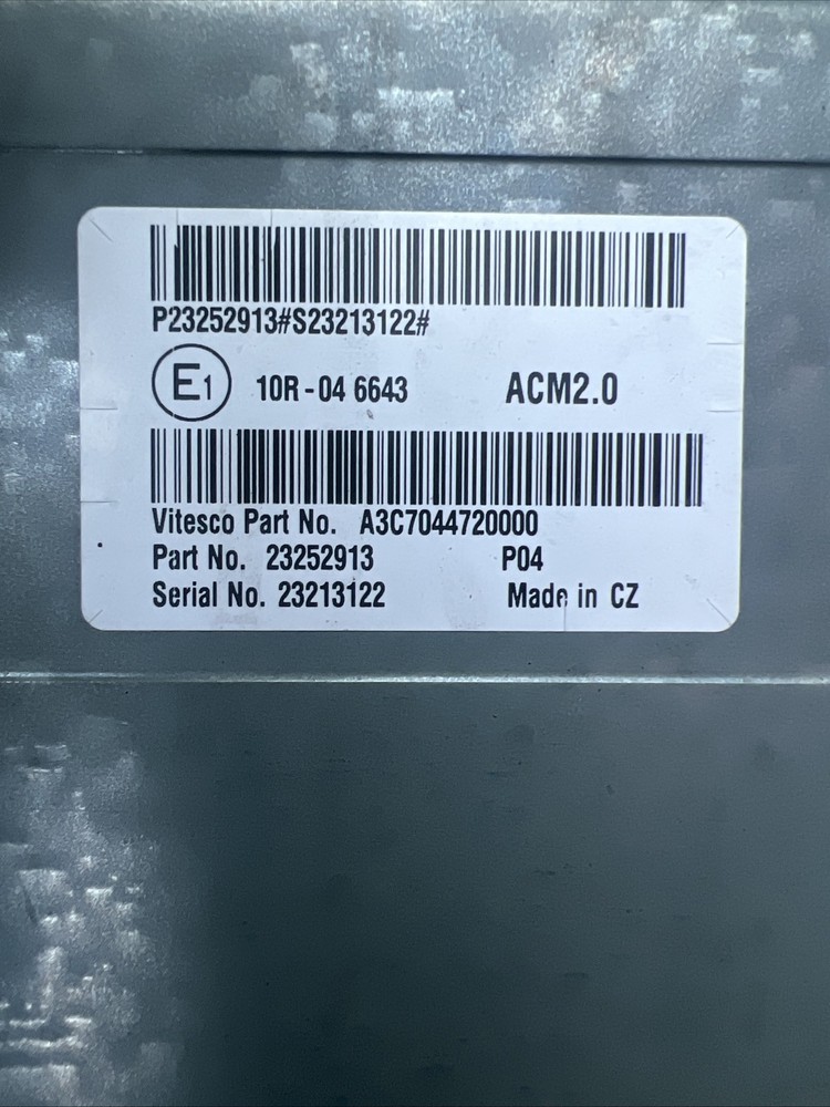 2024 VOLVO VNL ENGINE AFTERTREATMENT COMPUTER CONTROL MODULE 23252913 OEM