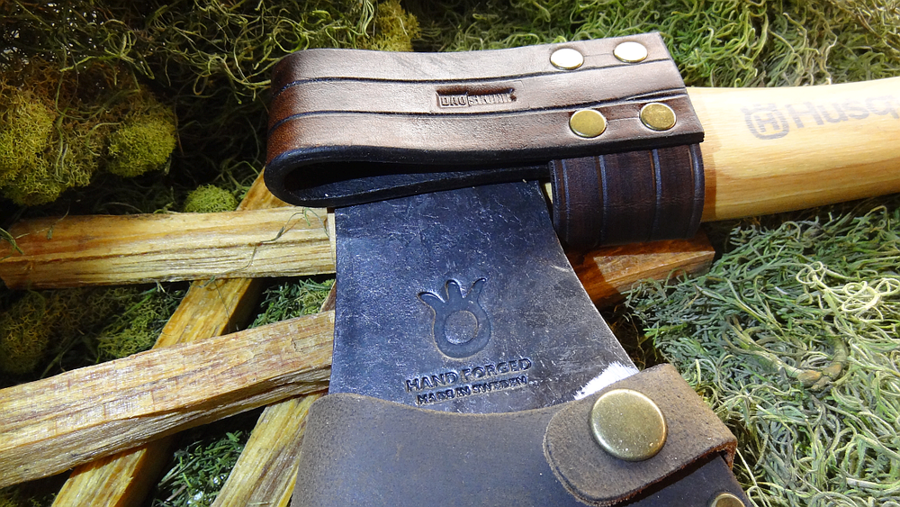 Leather Axe Belt Loop / Holster for Hatchet, Axe, Handmade