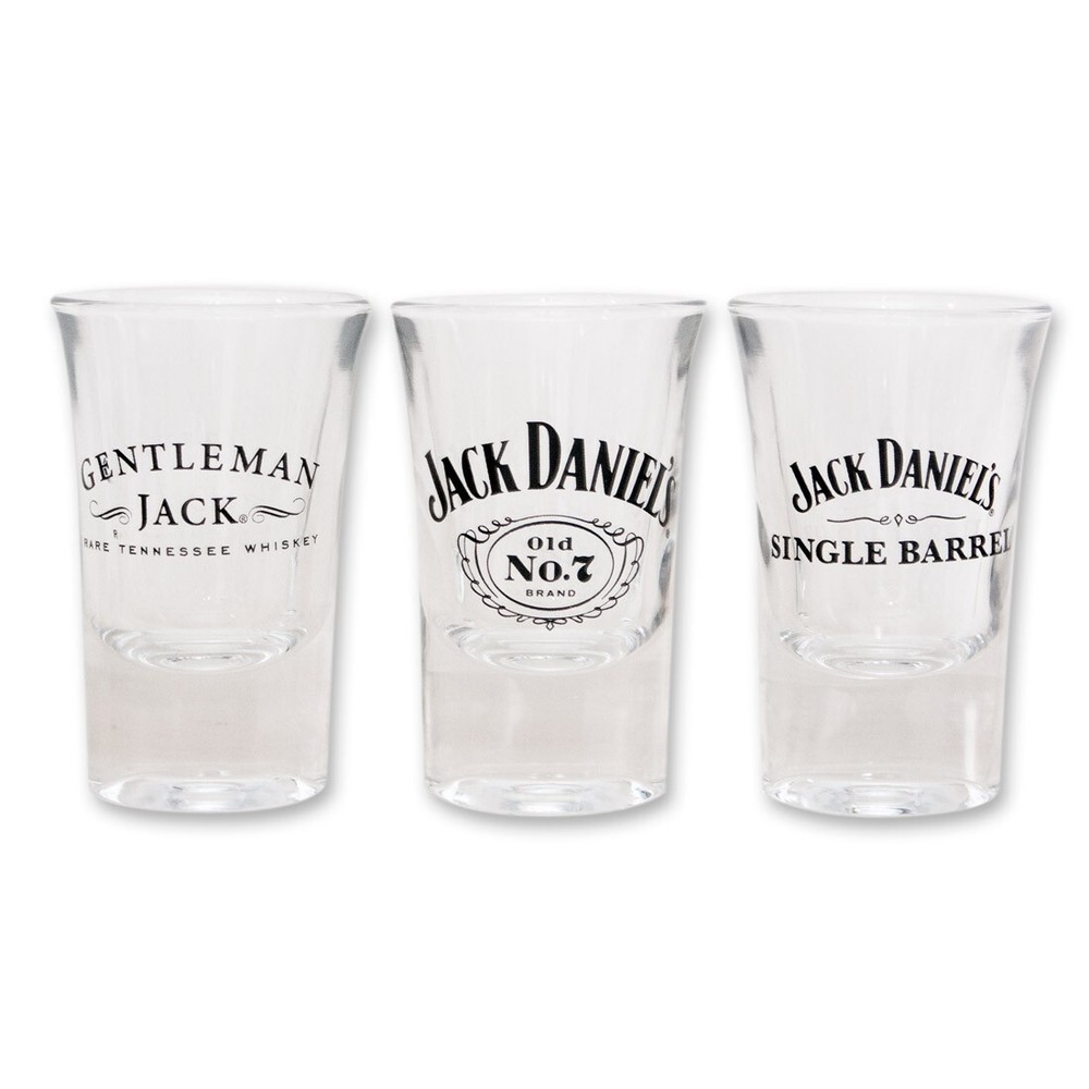 Jack Daniel's 3-Pack Shotglasses Clear