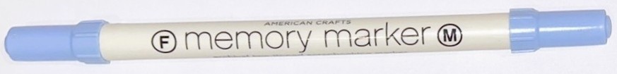 Memory marker - Sky, fine & medium point scrapbook marker