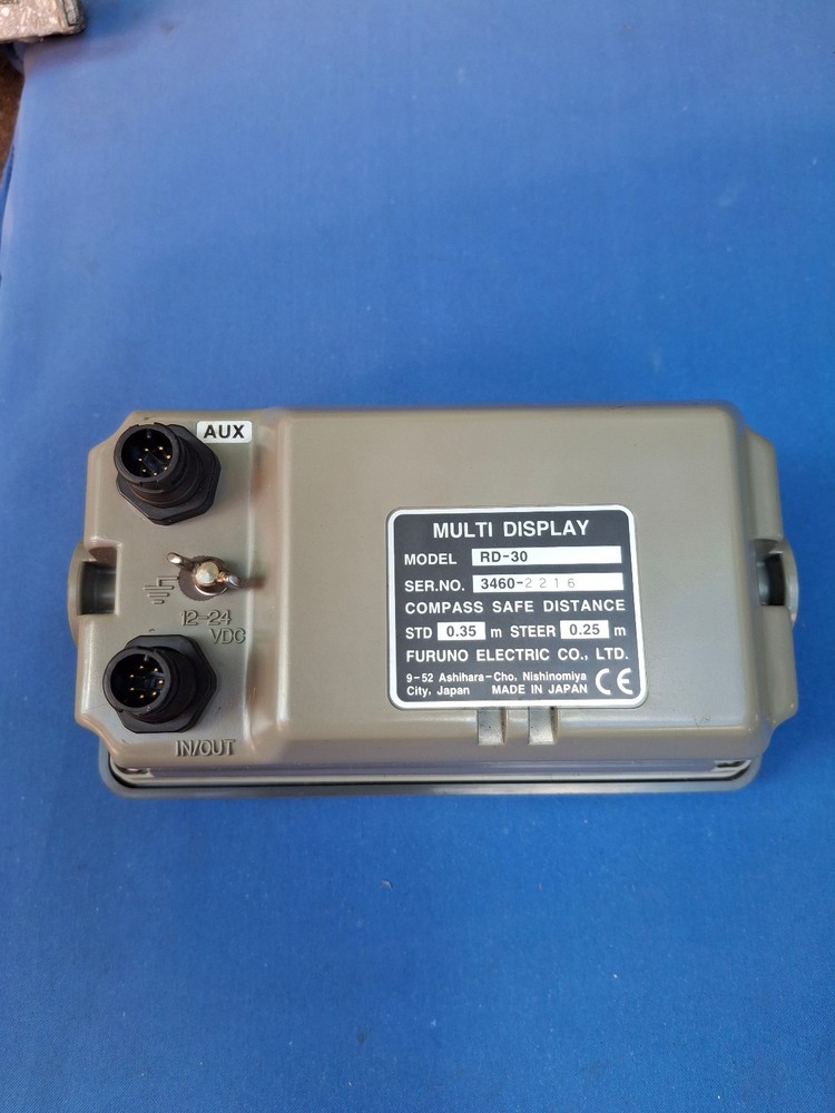 Furuno RD-30 Remote Organizer Multi Display Depth Temp Speed bad pixels for Part