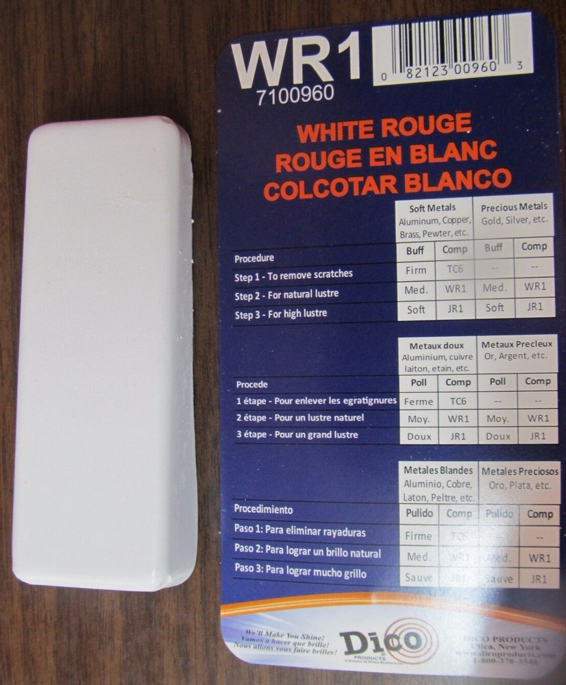 Dico White Rouge Buffing Compound  White #7100960  NEW