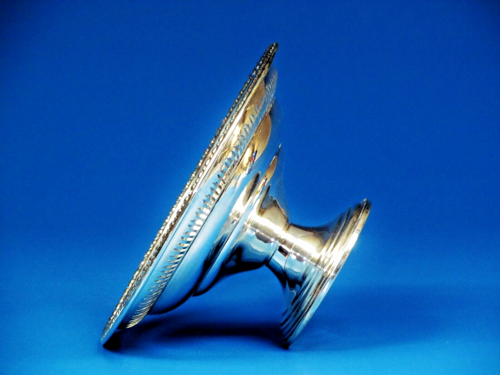 WM. Rogers. MFG. CO Sterling Silver Weighted Footed Compote Candy Dish.
