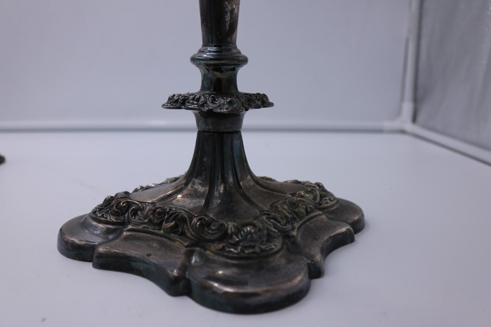 gorham sterling plated candle stick holder