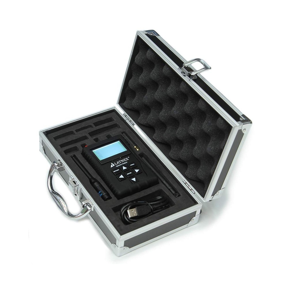 LATNEX SPA-6G Combo RF Explorer and Spectrum Analyzer. Portable Handheld Digi...