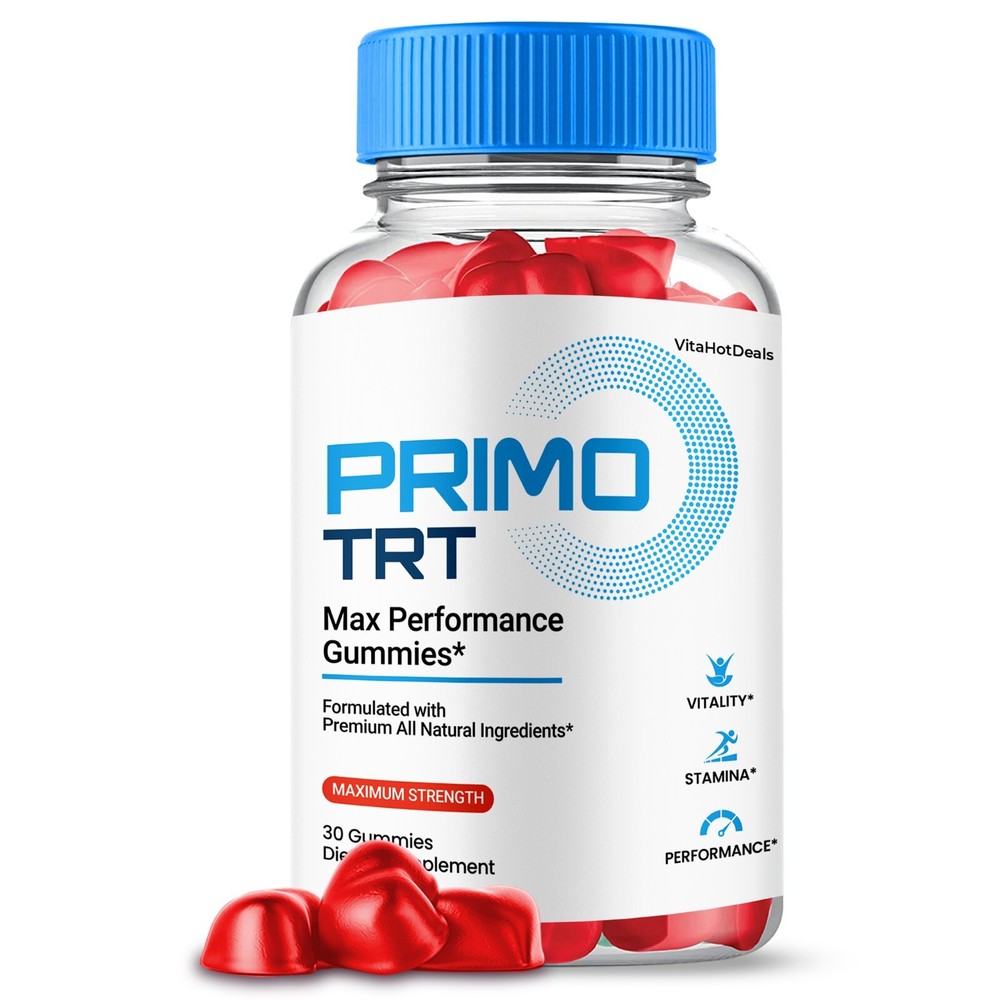 Primo TRT Gummies, All Natural Formula, Maximum Strength, PrimoTRT (2 pack)