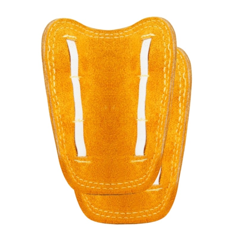 Comfortable Leather Welding Boot Covers Offer Flame & Splashes Protective Sleeve