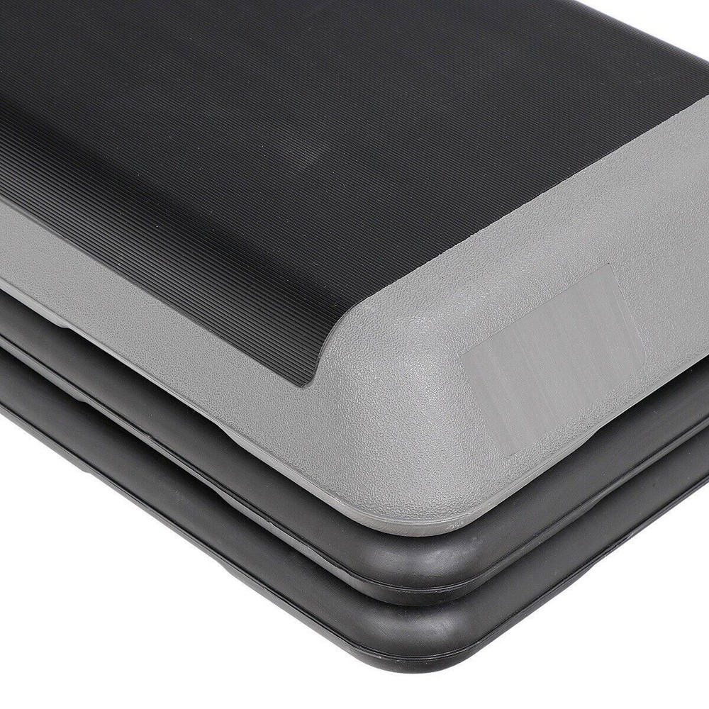 3 Colors Aerobic Step Platform with 4''-6''-8'' Adjustable Risers for Exercise