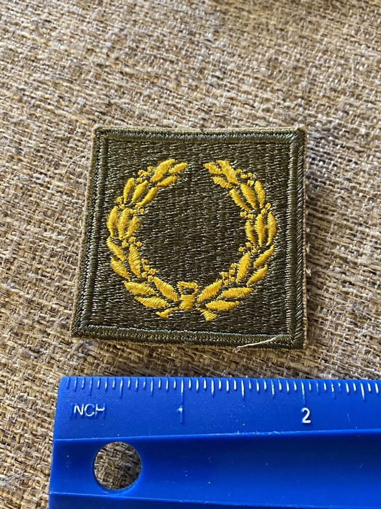 US Army Meritorious Unit Citation MUC Patch Wreath Square INV8890