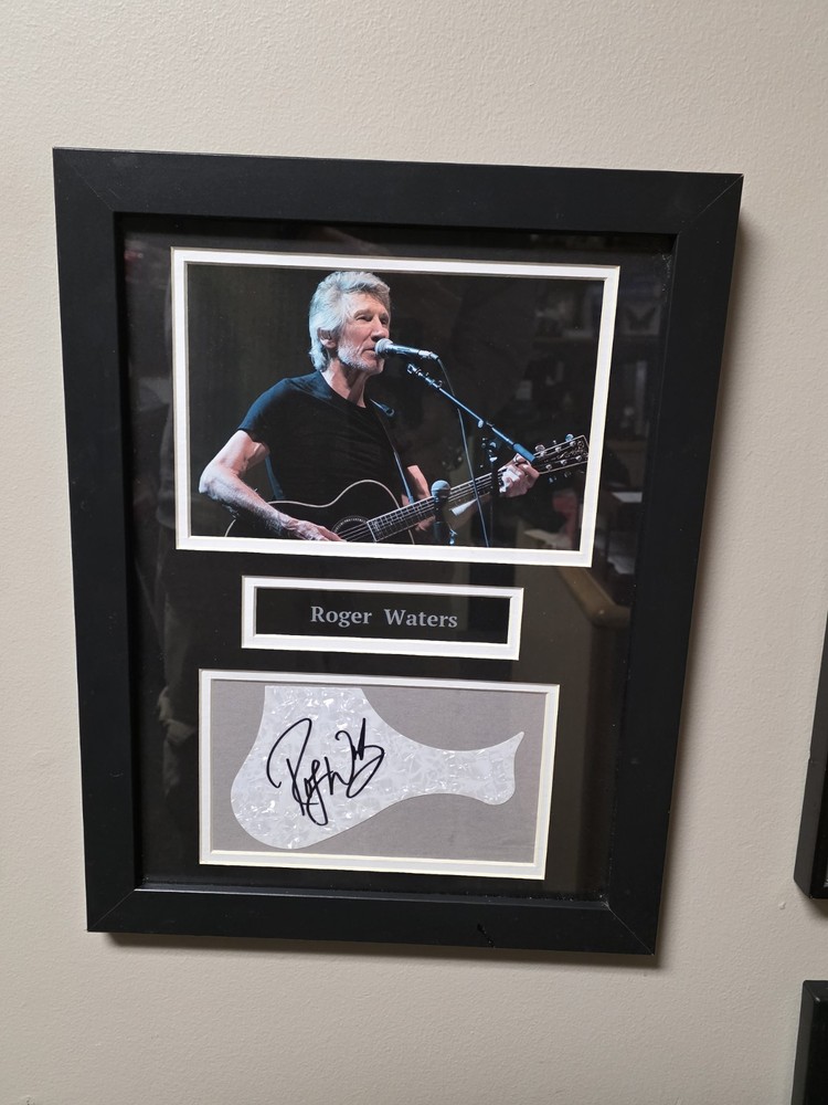 Roger Waters Signed Pickguard with C.O.A.