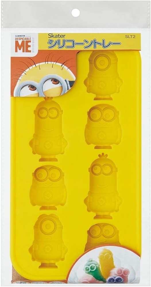 Skater Minion Silicone resin Ice Cube Tray Rectangular SLT2 ‎Hand Wash JPN