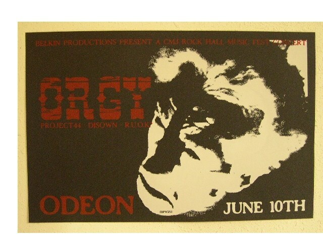 Orgy Silkscreen Poster