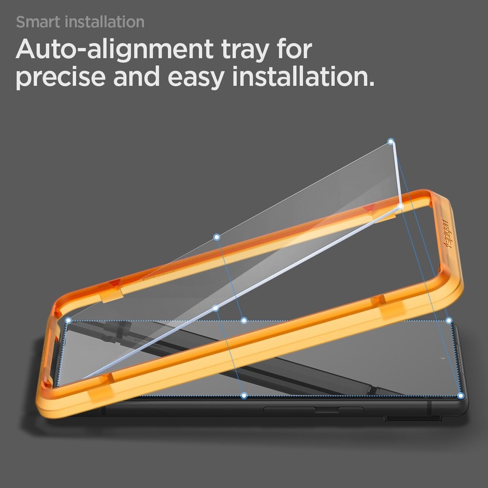 Pixel 7 Screen Protector | Spigen [ GlastR Alignmaster ] Shockproof 2 Pack