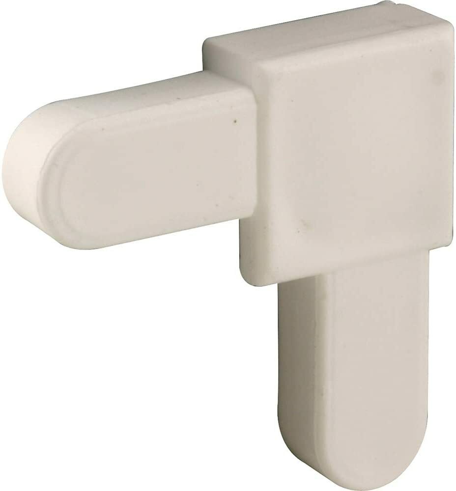 20Pcs White Plastic Replacement Corners for Mobile Home Screen Frames 1/4"x5/8"