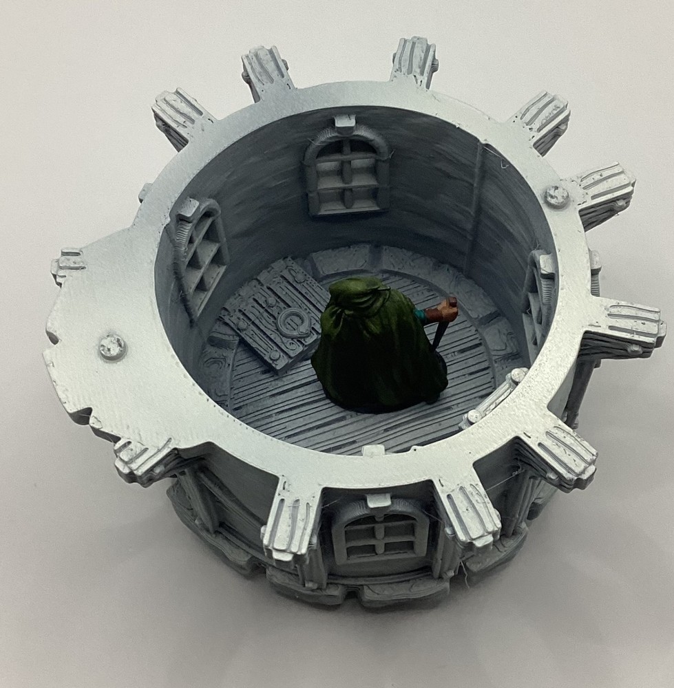 3d printed wizard tower 32mm DnD Miniatures, Tabletop, RPG, War Game