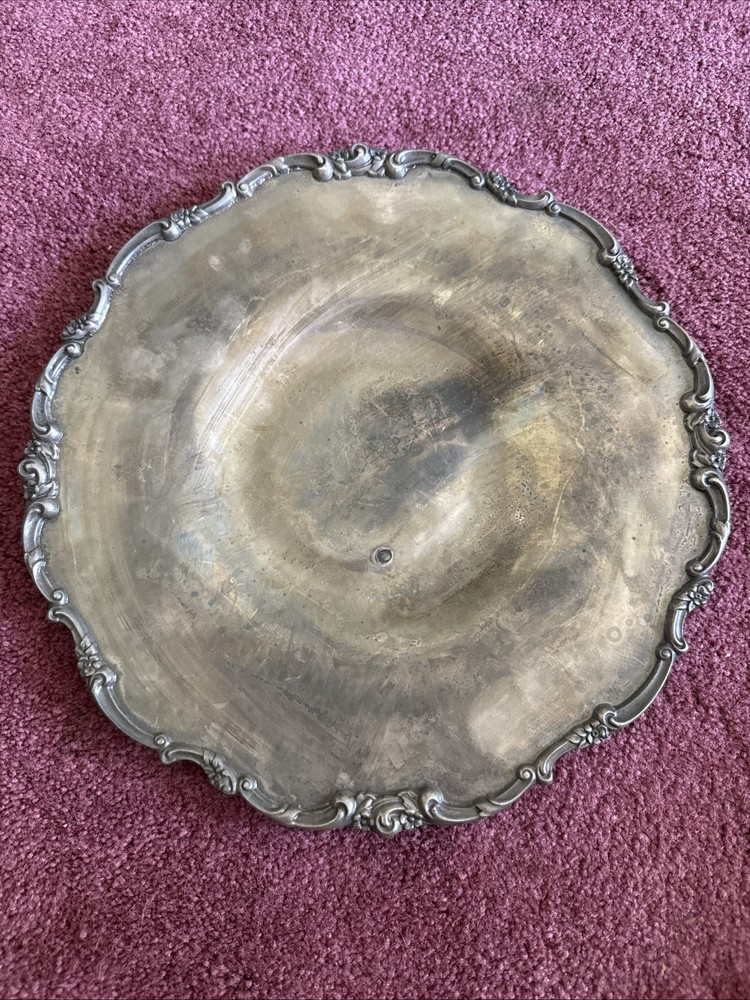 LUNT SILVERPLATE BON BON PLATE/ 'DELICACY' PATTERN
