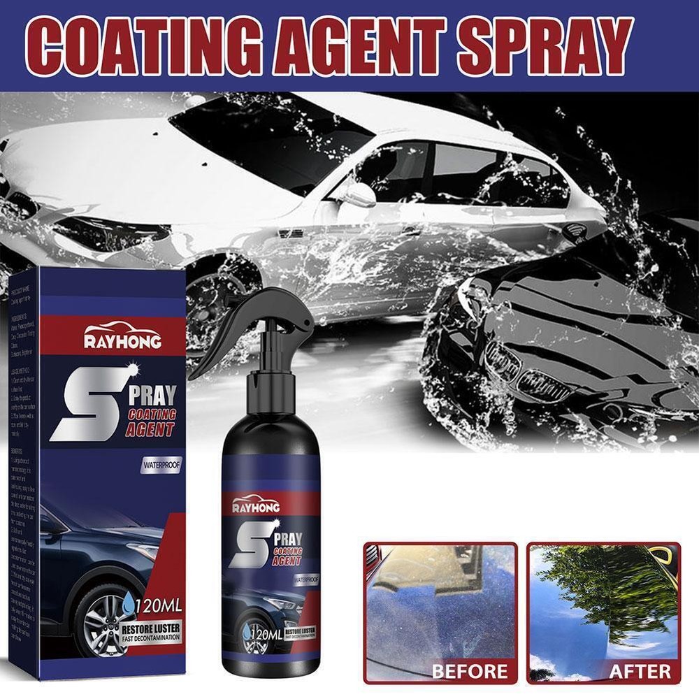 2PCS Automobile Coating Spray Multi-Functional Ceramic Coating Renewal Agent USA