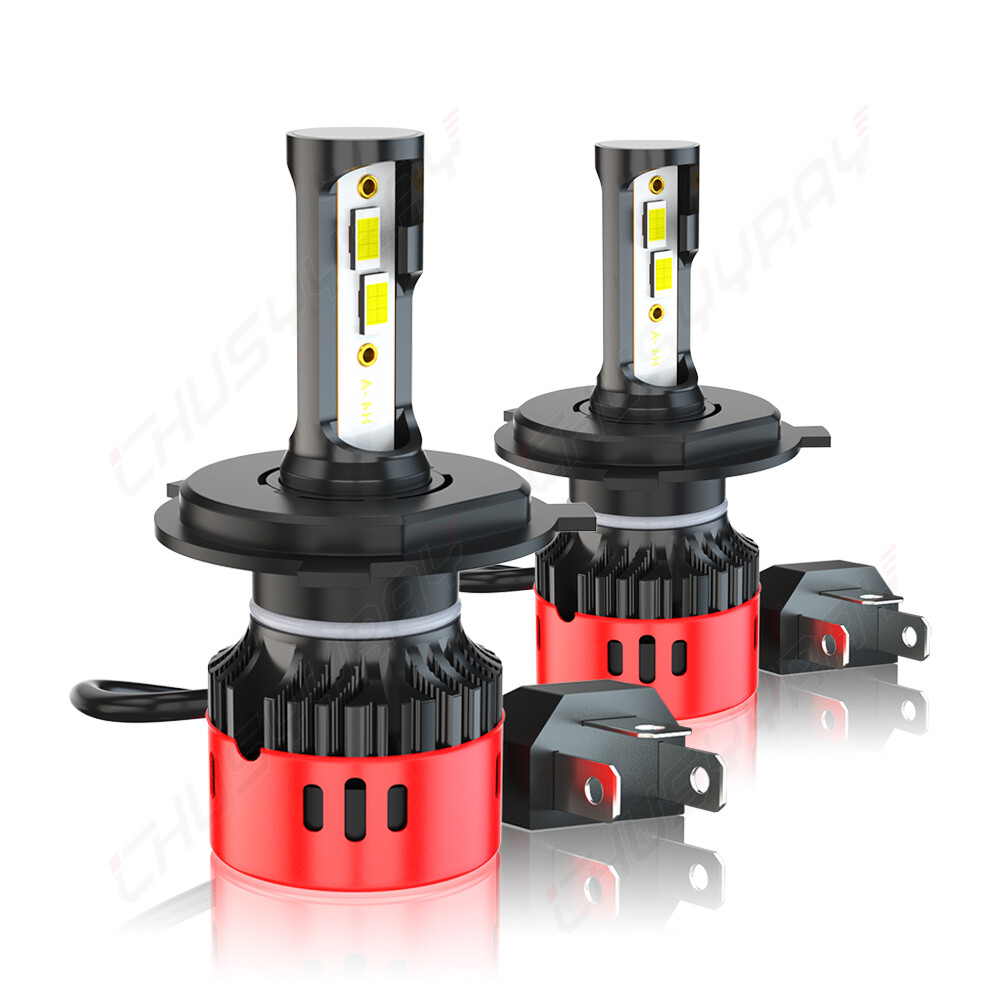 H4 9003 LED Headlight Bulbs Conversion Kit Hi/Low Dual Beam For Car & Motorcycle