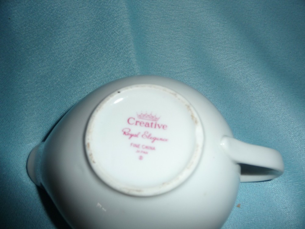 CREATIVE Royal Elegance Fine China Creamer Pitcher Excellent