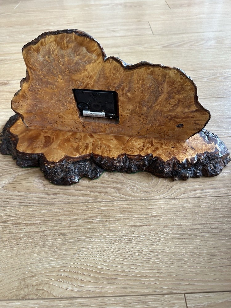 Burl Wood Clock
