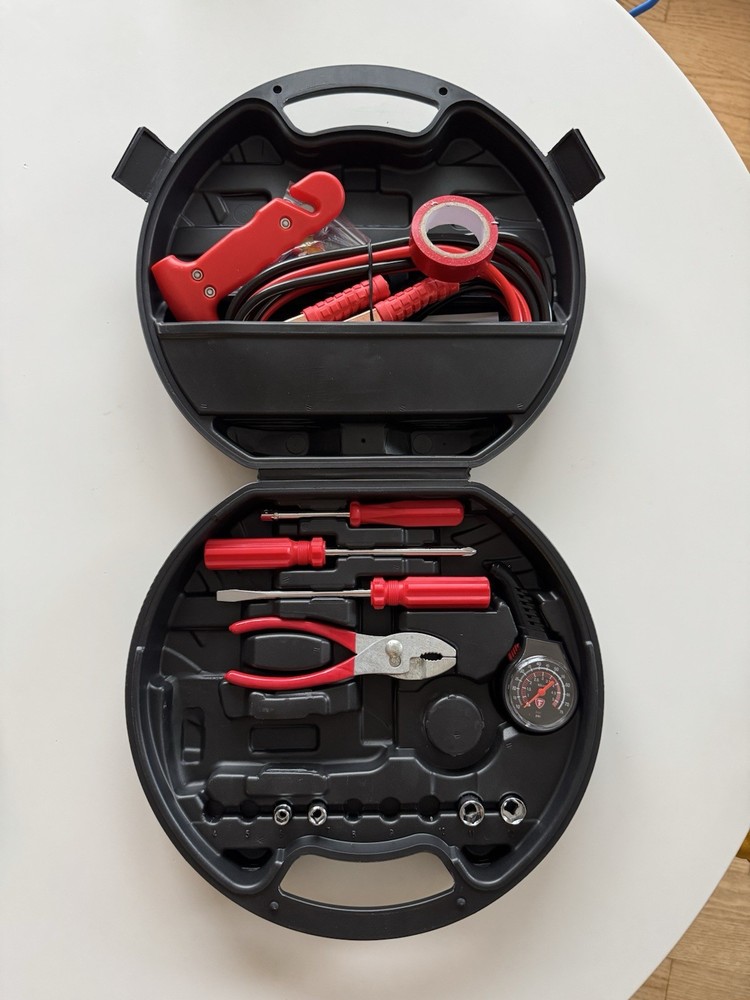 Roadside Emergency Auto and Tool Kit 30 Piece