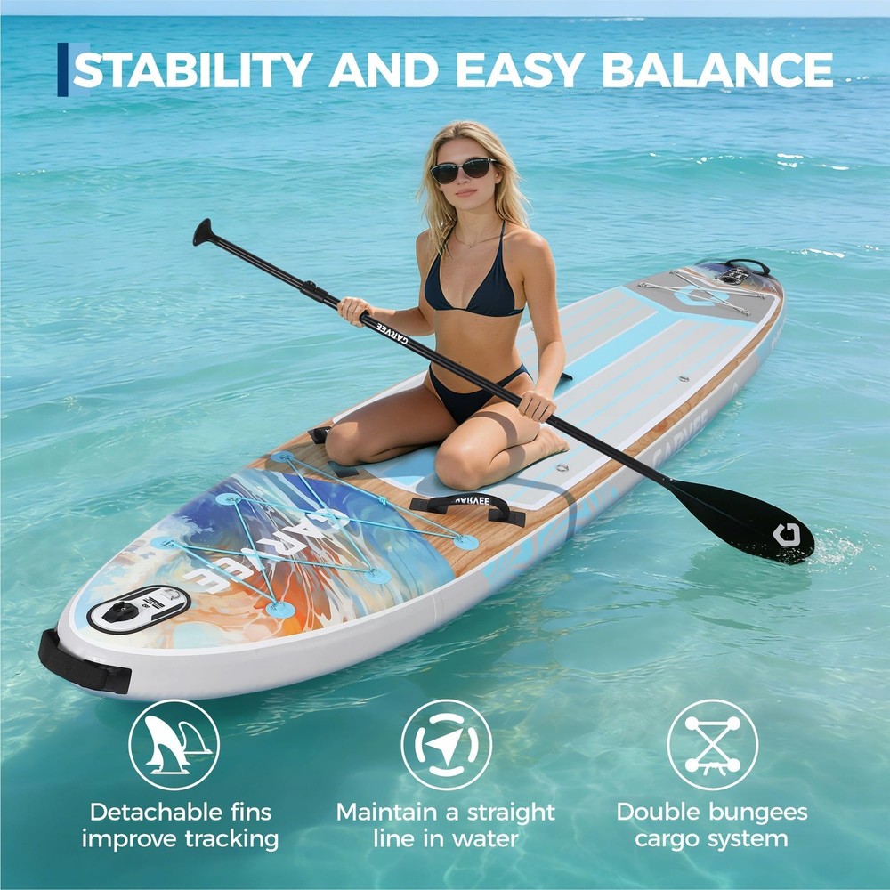Inflatable Paddle Board,Stand Up Paddle Board with Premium SUP Paddleboard Ac...