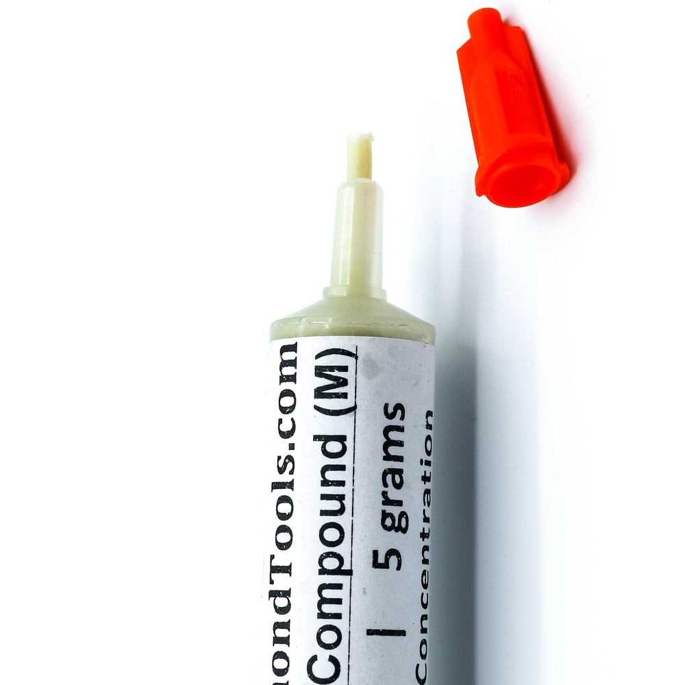 Diamond Paste Compound Polishing Lapidary 400 (M) Grit 5 Gram (USA MADE)