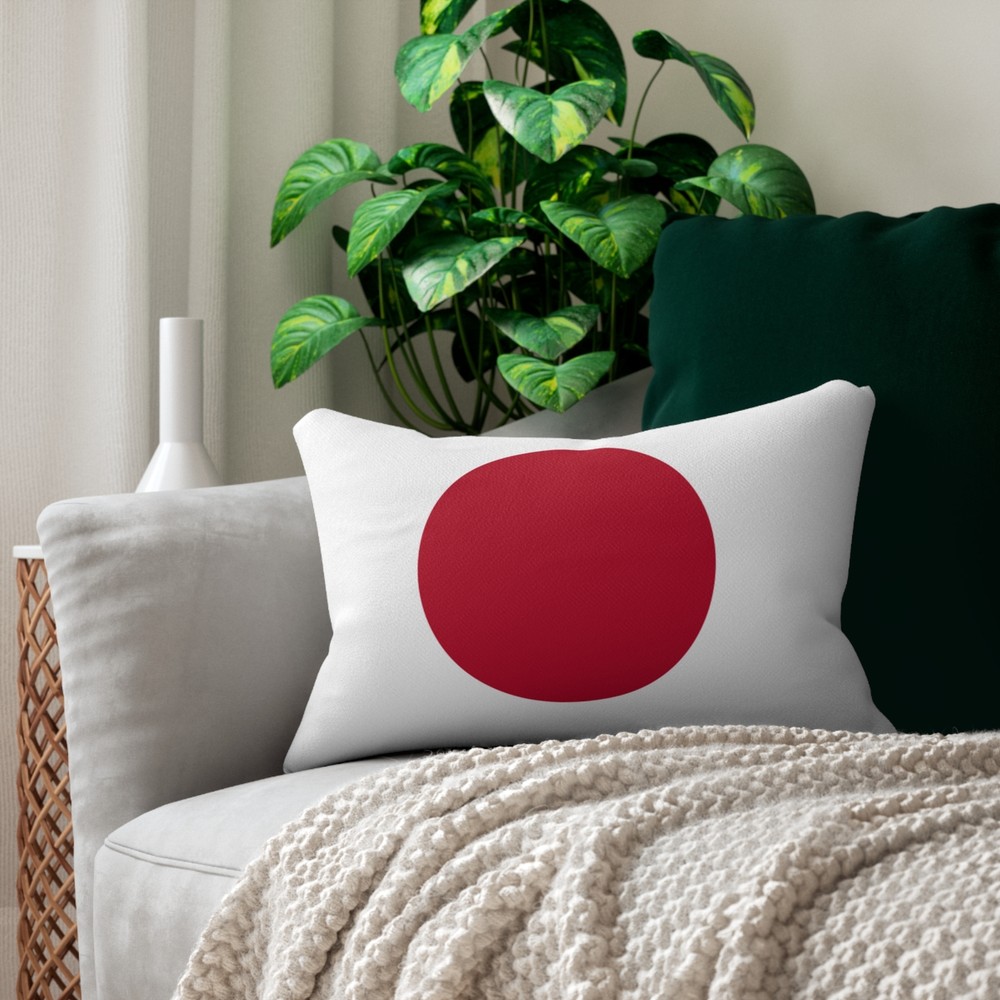 Japan Flag Lumbar Pillow
