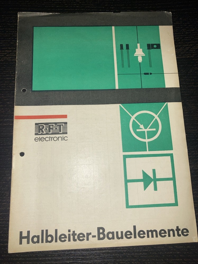 RFT electronic brochure semiconductor components 1965-very good condition!