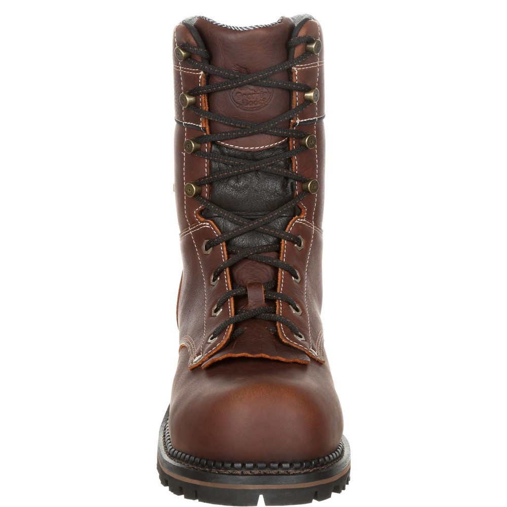 Georgia Boot AMP LT Logger Composite Toe Waterproof Work Boot GB00236 - Durable
