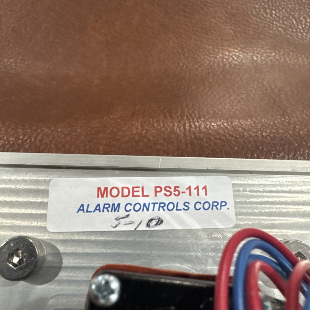 Alarm Controls Push to Exit Single Gang Pneumatic Time Delay Switch PS5-111