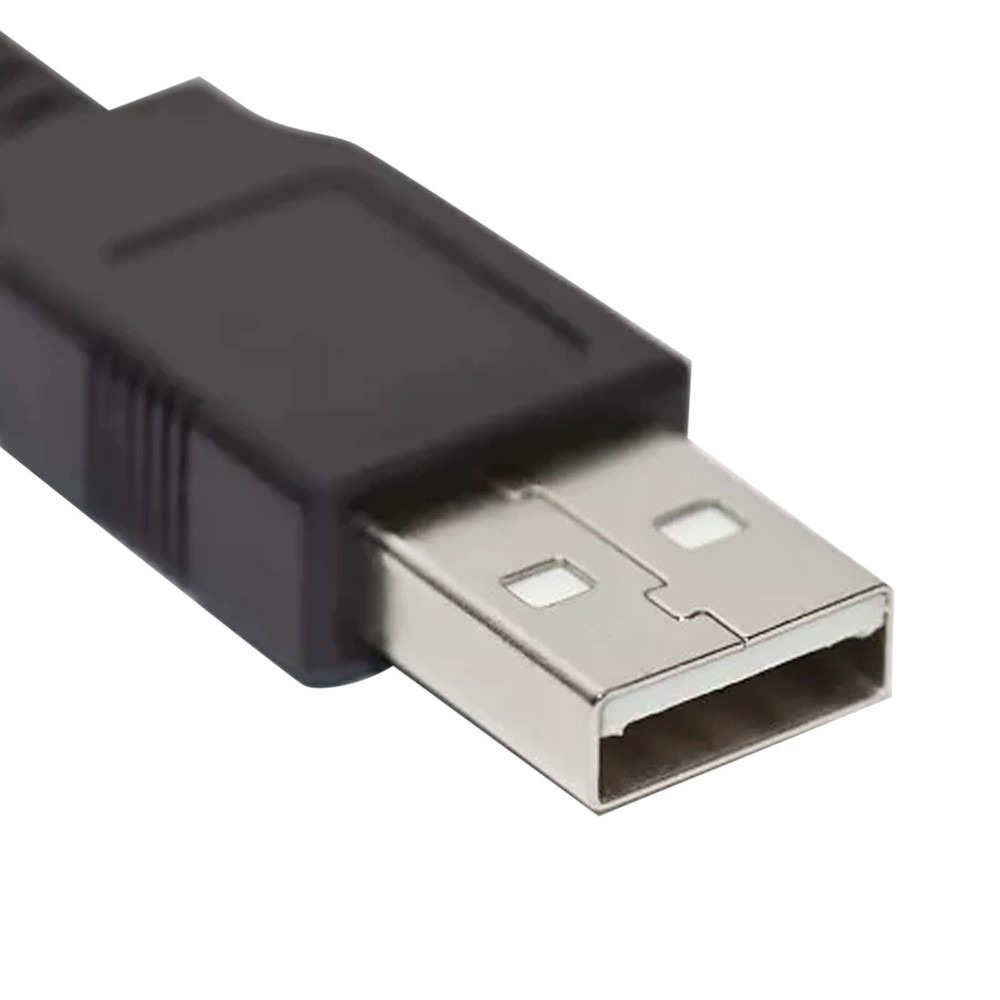 Experience Optimized USB 2 0 Male Connector Black Plastic Case Pack of 10
