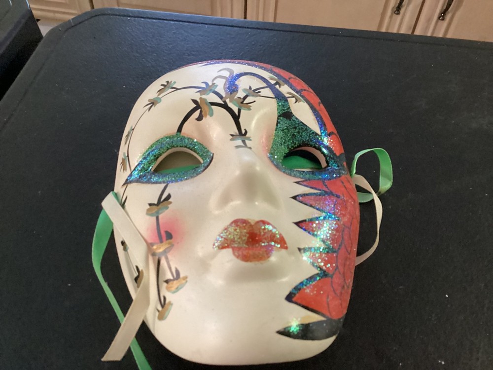 Colorful Ceramic Wall Hanging Mask #1