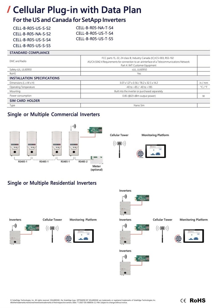 SolarEdge Cell Kit, 5-Year Data (For Commercial Systems)