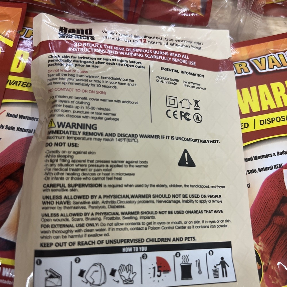 Hot Hands Hand Warmers Packages, 24 Pair Value Pack…
