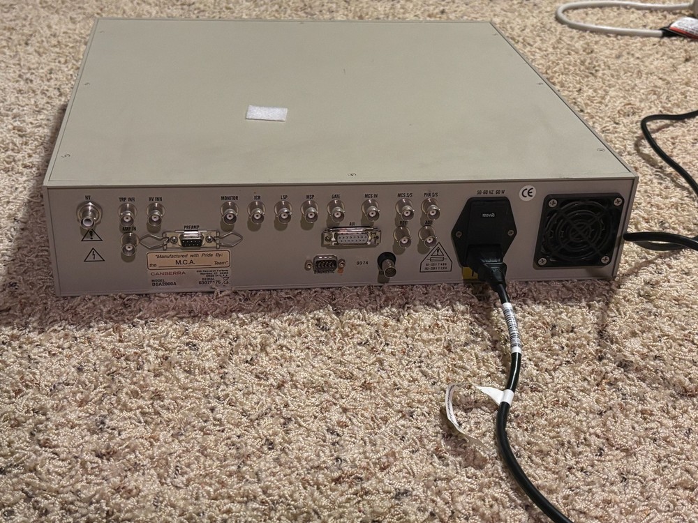 DSA 2000 Canberra Multichannel Analyzer Digital Spectrum Analyzer