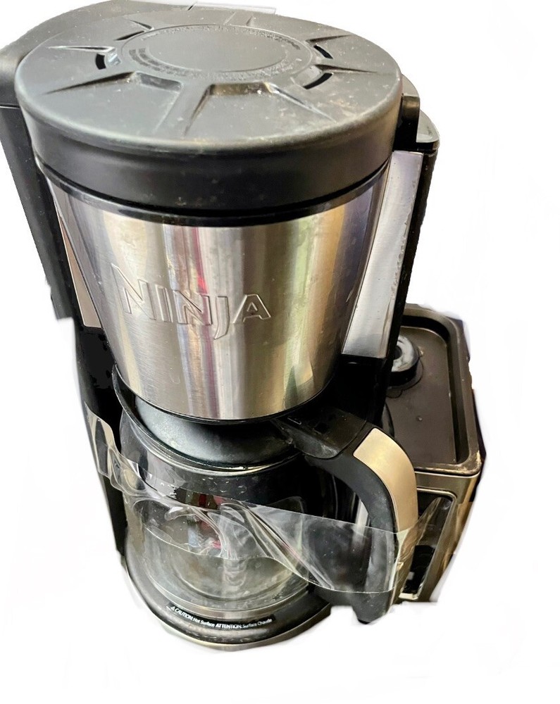 Ninja CE251 Silver 12-Cup Programmable Brewer Coffee Maker Used TESTED WORKING